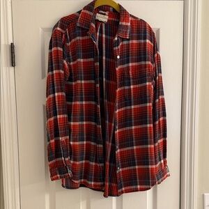 Denim & Supply Ralph Lauren Red and Black Plaid Shirt